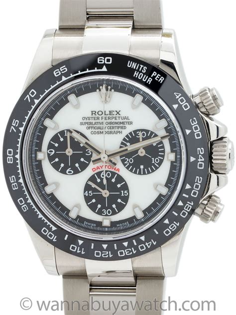 rolex daytona ceramica bianco|rolex daytona 116520 bezel.